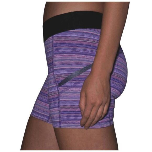 LULULEMON ATHLETICA What The Sport Short 'Full On Luxtreme 4' Size 4 - Picture 4 of 6
